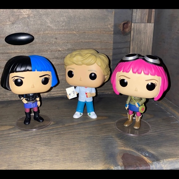 Funko pop Scott pilgrim lot of 3 vinyl figurines.